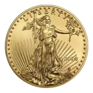 Pre-Owned USA Eagle 1/4oz Gold Coin - Mixed Dates