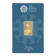 5g Britannia Gold Bar (New Design)