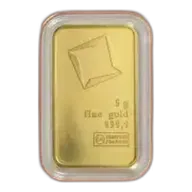 Misc Minted Gold Bar, 5 gram