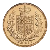 Pre-Owned 2002 UK Full Sovereign Gold Coin