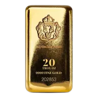 20 oz Scottsdale Mint Cast Gold Bar (New)