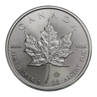 1 OZ SILVER MAPLE LEAF COIN RANDOM YEARS