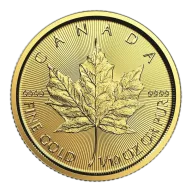 1/10 OUNCE GOLD MAPLE LEAF