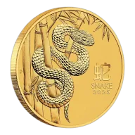 1/10 oz - Perth Mint Lunar Snake Gold Coin (Year 2025)