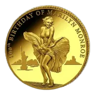 Congo: 100th Anniversary of Marilyn Monroe's Birth 0.5g Gold 2026