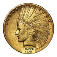 $10.00 Gold Indian Eagle (1907-1933)