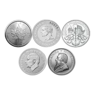 1 oz .999+ Foreign Silver Coins