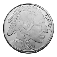 1/2 oz Buffalo Silver Round