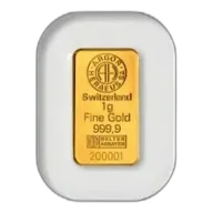 Gold 1 gram Argor-Heraeus Kinebar