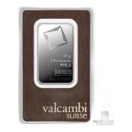 50 GRAM PLATINUM BAR VALCAMBI