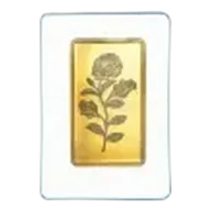 2.5g Gold Rosa Bar Pre-Owned