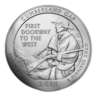 2016 Cumberland Gap ATB 5 oz Silver - America The Beautiful