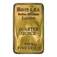 Pre-Owned 1/4 oz Gold Bar