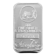 5 oz Generic .999 Fine Silver Bar