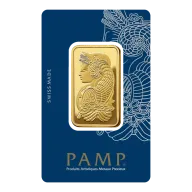 1 ounce PAMP Suisse Gold bar
