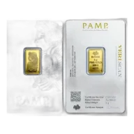5 grams PAMP Suisse Gold bar