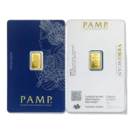1 gram PAMP Suisse Gold bar