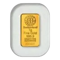 1 gram Gold Bar Argor-Heraeus