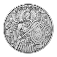 Pinehurst Legendary Warriors: Leonidas 1oz Silver Round