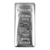 1kg Silver Cast Bar | Heraeus