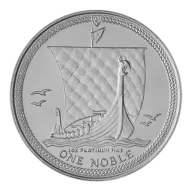 1oz Isle of Man Platinum Noble