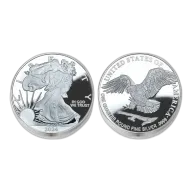 3ozt Quarter Pound Silver Round (Various Years, Various Conditions)