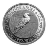 2015 Australia 1 oz Silver Kookaburra