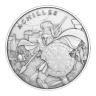 1-oz Achilles Design .999 Fine Silver Round