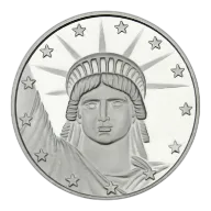 1-oz Lady Liberty .999 Fine Round