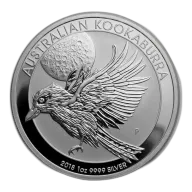 2018 Australia 1 oz Silver Kookaburra