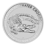 1 oz Saltwater Crocodile Silver Coin