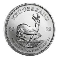 1 oz South African Silver Krugerrand .999 Fine (Our Year Choice)
