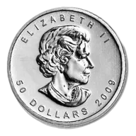 Platinum Canadian Maple Leaf One Ounce (Dates Our Choice)