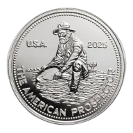 Silver Bullion 1 oz 2025 Engelhard Prospector Silver Round