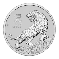 Australia One Ounce Platinum Tiger 2022