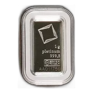 Valcambi 1 Gram Platinum Bar