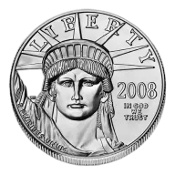 2008 Platinum American Eagle One Ounce