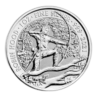 2021 Great Britain 1oz Silver Myths and Legends: Robin Hood BU