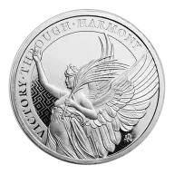 St. Helena 1 Oz. Silver 2021 Queen's Virtues--Victory Through Harmony