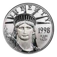 1998 Platinum American Eagle One Ounce