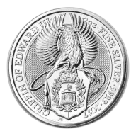 2017 2 oz British Silver Queen's Beast Griffin Coin (BU)