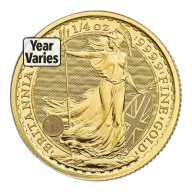 1/4 oz Gold Britannia (Year Varies)