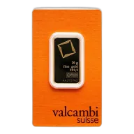 20 gram Gold Bar - Valcambi (Carded)