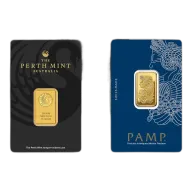 10 gram Gold Bar - Brand Varies (Carded)
