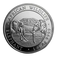 Somalia 1 oz Silver Elephant 2020