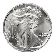 1996 Silver American Eagle - BU