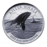 2022 2 oz Australian Killer Whale Silver Coin
