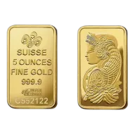 5 oz PAMP Suisse Gold Bar