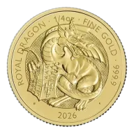 Gold Coin The Royal Tudor Beasts: Royal Dragon 1/4 oz Gold 2026