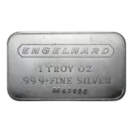 1oz Engelhard Silver Bar (Elongated Logo Frosted Back)